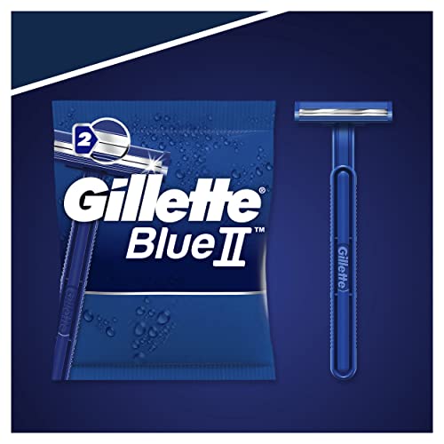 Blue II Máquinilla de Afeitar Desechable para Hombre, Pack de 40
