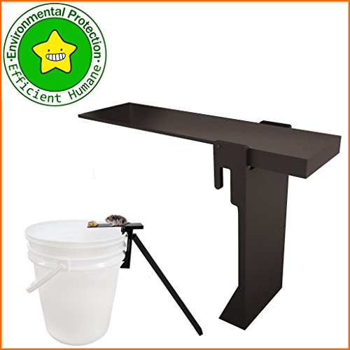 StarRoad that work Walk the Plank Mouse Trap Auto Reset catch Rat trap quick Kill or No Kill Mice traps humane Easy to Set indoor / outdoor professional Control Snap best Traps ( No included bucket )