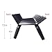 AMAGABELI GARDEN & HOME Fireplace Log Grate 17 inch Wrought Iron Fire Grates Heavy Duty Solid Steel Chimney Hearth 3/4