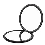 Portable Makeup Mirror Double-sided 1X and 10X Magnification Mirror Compact Folding Cosmetic Mirror for Household, Travel