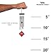 Woodstock Chimes Encore Collection, Chimes of Mercury, 14'' Silver Mercury Wind Chimes for Outdoor, Patio, Home or Garden Décor (DCS14)