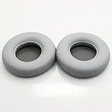 New Protein Leather Earpad Replacement Ear Pads Ear Cushions for Monster DNA On-Ear Headphones DNA Headset (Light Grey)