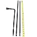 Red Hound Auto 2002-2009 Compatible with Chevy Trailblazer Lug Wrench New Tire Tool Replacement Kit for Spare Jack