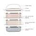 Lunch Box High Quailty Stainless Steel Bento Box Anti-leak 3-Tier Heat/cold Insulated With Lock Bag Food Container Including Flatware Set Spoon and Chopsticks For Student Adult For Travel Work Office