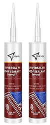 Survol RV Roof Sealant Self-Leveling 2-Pack White