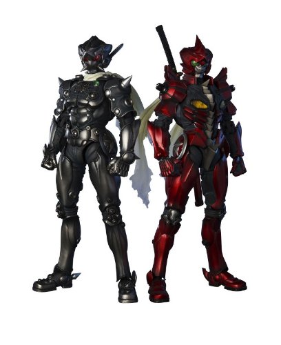 Manga Realization Armor Shell Zero & Awaking Raiden Set