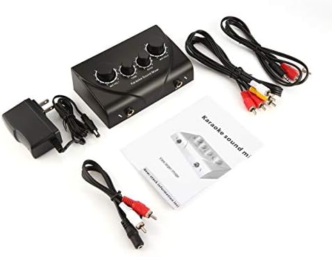 LoveOlvidoD Karaoke Echo Sound Blender Home Party Karaoke Machine Karaoke Mixer for Recording Karaoke Home Party Digital Audio Sound Echo Mixer