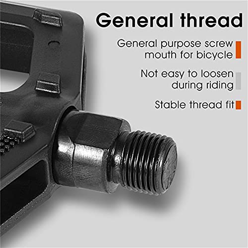 JINGGL Fiets Pedalen Fiets Pedalen Ultralight Road Pedaal Fietsen Mountainbike Voet Plat Anti-slip 9 ''16 Standaard… - Image 5