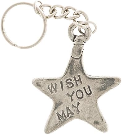 Wish You May Pewter Key Ring