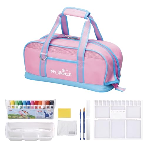ぺんてる 絵の具セット スケッチセット ZST21-P ピンク