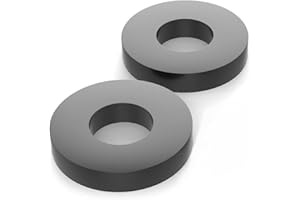 Isolate It: Sorbothane Vibration Isolation Washer 30 Duro (3.3mm ID - 1.27cm OD - 33mm Thick) - 12 Pack