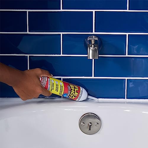 Flex Shot, 8 oz, 2Pack, Black, Flexible Rubber Silicone Sealant, Waterproof Caulk, UV Resistant