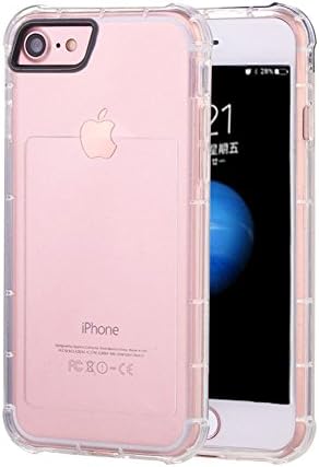 Clear Phone Case for iPhone 7 with Shock Absorbing Air Space Technology, Soft TPU Full Protective Cellphone Cases for Apple iPhone 7 - Clear