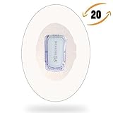 Adhesive Dexcom Patches PreCut for G4 & G5 - Color Clear, Pack of 20