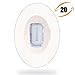 Adhesive Dexcom Patches PreCut for G4 & G5 - Color Clear, Pack of 20