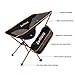 Zerllaug Folding Camping Chair, Lightweight Portable Backpacking Chair for Outdoor, Heavy Duty 270 lb Capacity with Carry Bag, Breathable and Comfortable