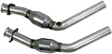 BBK Performance Parts 1814 High-Flow Full X-Pipe Assembly 2.5 in. w/2 High Flow Catalytic Converters Direct Fit High-Flow Full X-Pipe Assembly