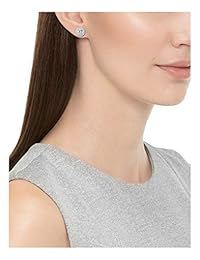 Aretes redondos de tuerca de circonia cúbica (3 cttw)