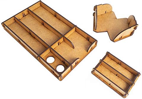 docsmagic.de Organizer Insert for Twilight Imperium 4th Edition Box, Light Brown - Image 5