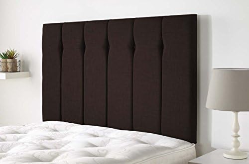 Aspire Furniture Amberley Headboard in Malham Weave Fabric - Sandle Wood - Super King 6ft