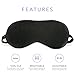 NYKKOLA Sleep Restoration Natural Silk Sleep Mask & Blindfold - Single Strap Super-Soft Silk Eye Mask