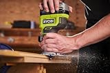Ryobi 18V Cordless Trim Router 1/4 in Micro Depth LED Light Transparent Base view 3