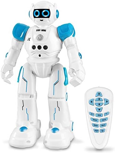 HBUDS Robot Toy for Kids, Smart Robot Kit with Remote Control & Gesture Control, Perfect Robotics Gifts for Boys Girls Learning Programmable Walking Dancing Singing