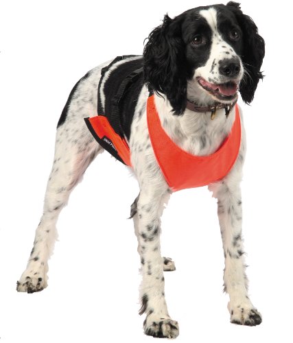 Mendota Products Skid Plate Dog Chest Protector, Orange, Medium