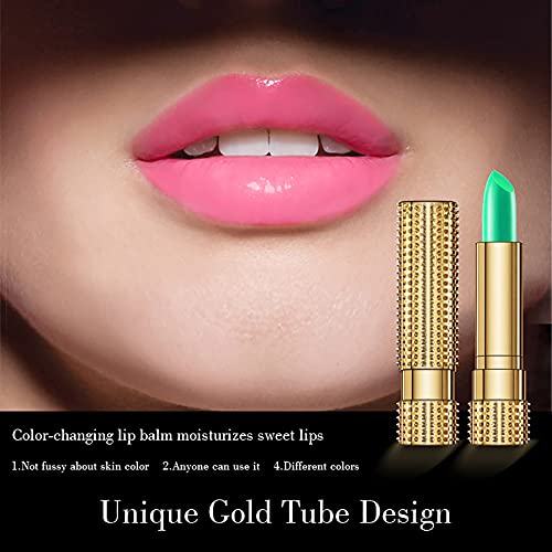 Aloe Vera Lip Balm Temperature Color Change Natural Moisture Lipstick 5g