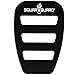 SquareGuard Pocket Square Holder (Variety 2-Pack) + Solid Silk White Pocket Square Set