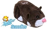 Zhu Zhu Pets Scoodles Dark Brown & White Hamster Kids TOY