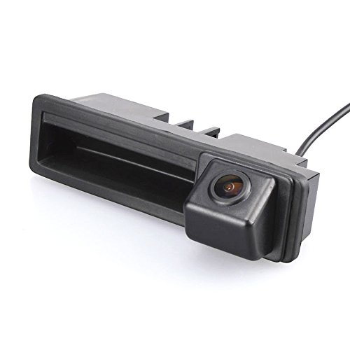 Navinio Trunk Handle Vehicle Camera Integrated into Case Handle Rear View Camera Parking Reverse for A6L/Q7/A3 8P 8V /A4 B6 B7/A6L/8E /S5 (Model 01678=110x30 mm)