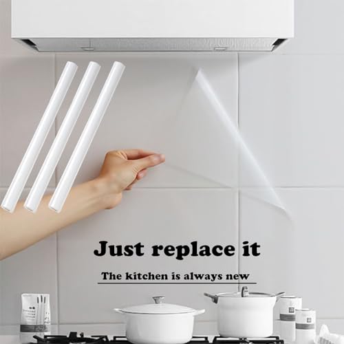 YEVTAHT Clear Contact Paper Roll 60x300cm Clear Glossy Self-Adhesive Film Cover Removable Protective Film Transparent Waterproof Liners Drawers Shelves Kitchen Cabinets Desks Fridge Roll