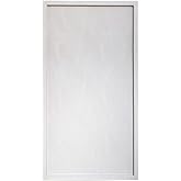 QAVOL 35 x 18 inches High-End Light Luxury Leather Rectangle Oversized Service Tray for Ottoman Tray, Coffee, Food, Family Dinner, Picnic, Party Essentials (Beige, 35 x 18 inch)