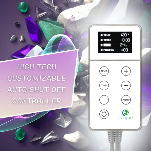 Healthyline Advanced Infrared Heating Pad FSA HSA Eligible Amethyst