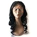 Enoya Hair 360 Lace Frontal Loose Wave Human Hair Wigs-Glueless 180% Density Brazilian Virgin Remy Wigs with Baby Hair (12inch)