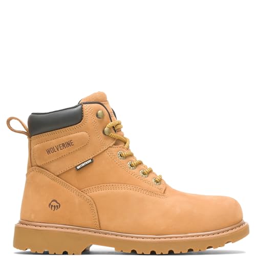 Wolverine Men's Floorhand 6" Waterproof Boot, Wheat, 14 M US