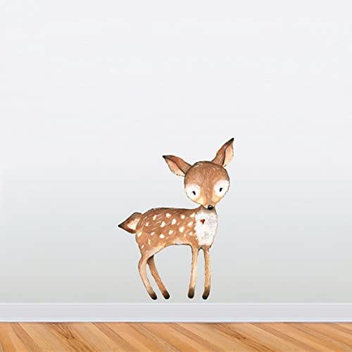 Woodland Creatures Collection Fawn Wall Decal 27" tall x