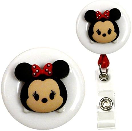 Disney Tsum Tsum Decorative Badge Holders (Minnie Swivel Alligator)