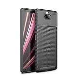 Olixar for Sony Xperia 10 Case, Carbon Fibre Cover - Shock Protection - Slim Design - for Xperia 10 (2019) 6