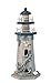 YK Decor Wooden Lighthouse 10" High Nautical Themed Rooms Lighthouse Home Decor (Seabird & Anchor)