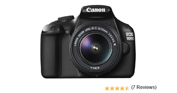 Canon EOS 1100D - Cámara Réflex Digital 12.2 MP (Kit + 18-55 DC + ...