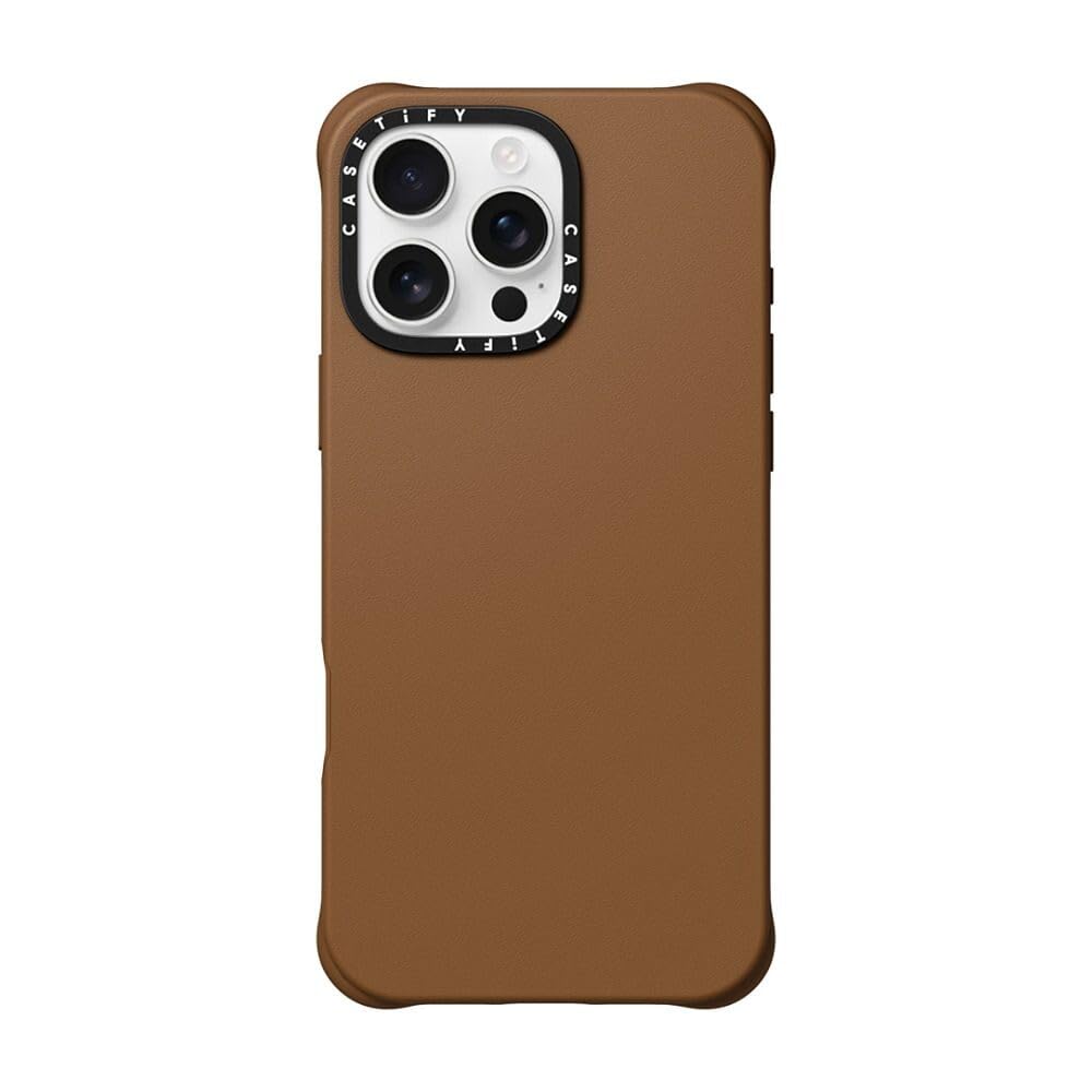 CASETiFY BioVeg iPhone 16 Pro Max Case [Textured / 4.9ft Drop Protection/Compatible with Magsafe] - Tan
