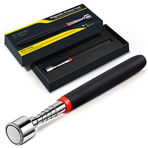 Magnet Tool, Magnetic Tool Pickup Telescoping,Tool Gadgets for Men Extendable Magnet,Dad Birthday Gifts for Father Husband Papa, for Auto Repairer etc. Strong Magnet for Hard to Reach Up to 30