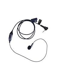 KS k-storm Walkie Talkie auricular para Motorola Radio de dos vías, Ear Bud estilo, Material de poliuretano, color negro