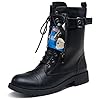 VEPOSE-Womens-28-Mid-Calf-Boots-Military-Combat-Boot-with-Card-Knife-Wallet-Pocket