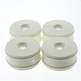 Team Losi 8IGHT 4.0 Buggy 1/8: White Plastic Dish Wheels/Rims
