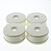 Team Losi 8IGHT 4.0 Buggy 1/8: White Plastic Dish Wheels/Rims