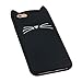 iPhone 6s Plus Case, MC Fashion Cute 3D Black Meow Party Cat Ears Kitty Whiskers Soft Silicone Case for iPhone 6s Plus (2015) & iPhone 6 Plus (2014) (Black)