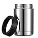 Homitt Stainless Steel Beer Coozies Beverage Can Insulator Double Walled Vacuum Insulated Can Cooler for Standard 12 OZ Cans and Bottles